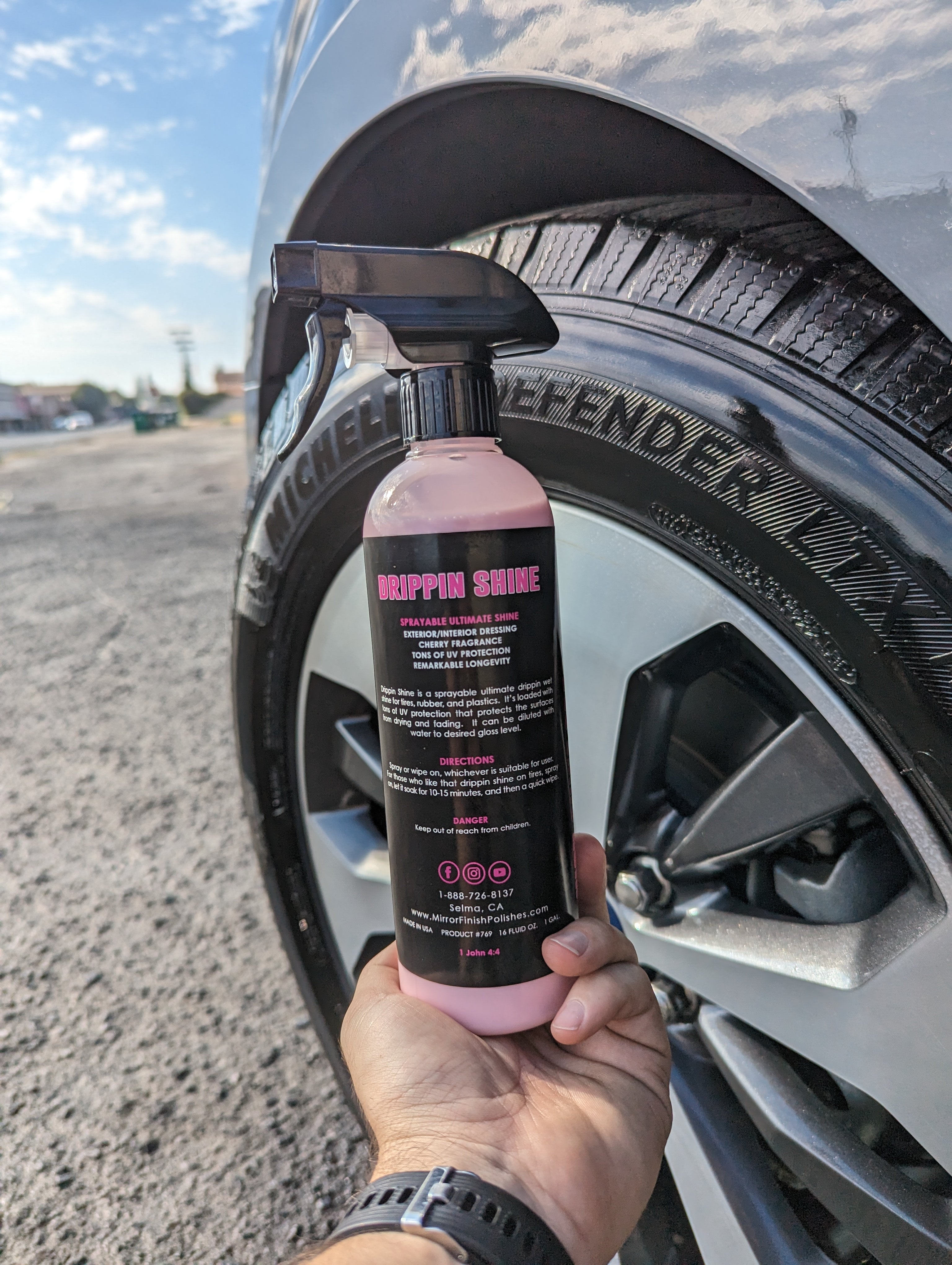 Drippin Shine Tire Dressing | Mirror Finish Polishes Drippin Shine Tire Dressing | Mirror Finish Polishes