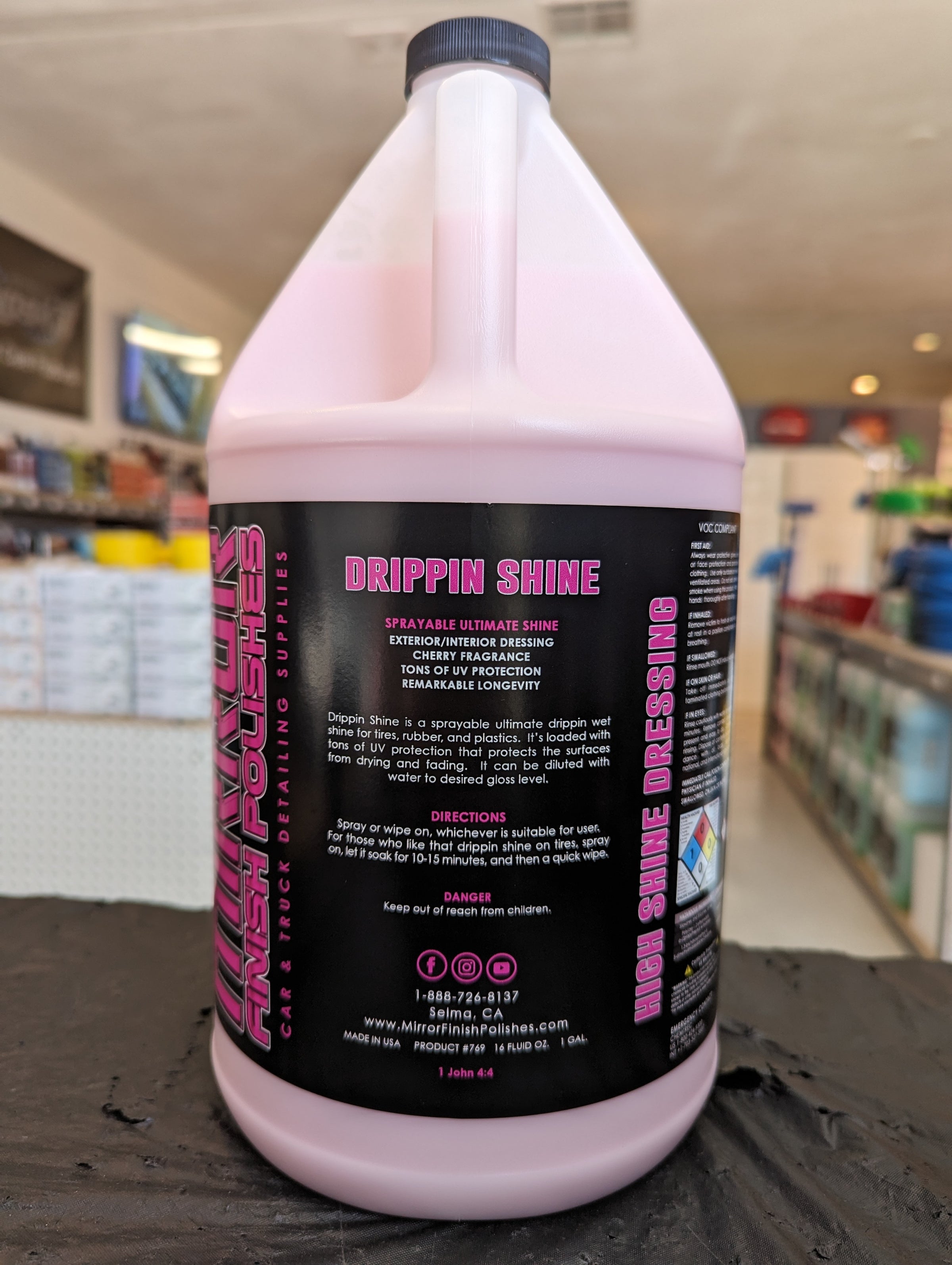 Drippin Shine Tire Dressing | Mirror Finish Polishes