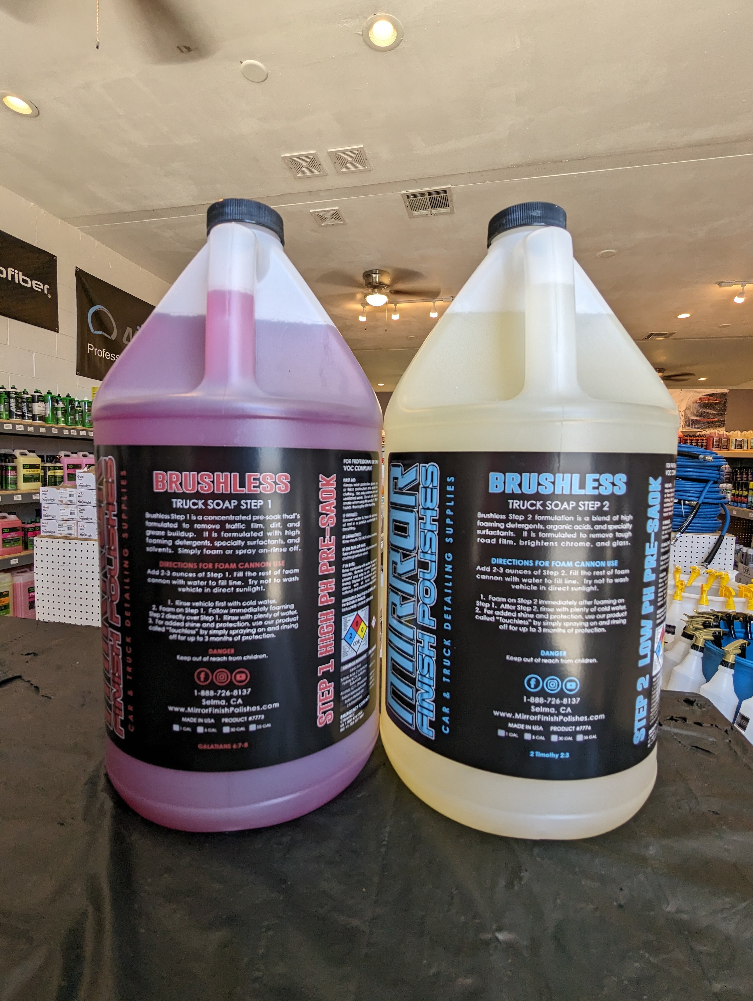 Brushless Truck Soap- 2 Step System | Mirror Finish Polishes